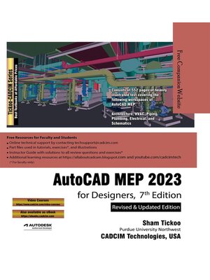 cover image of AutoCAD MEP 2023 for Designers